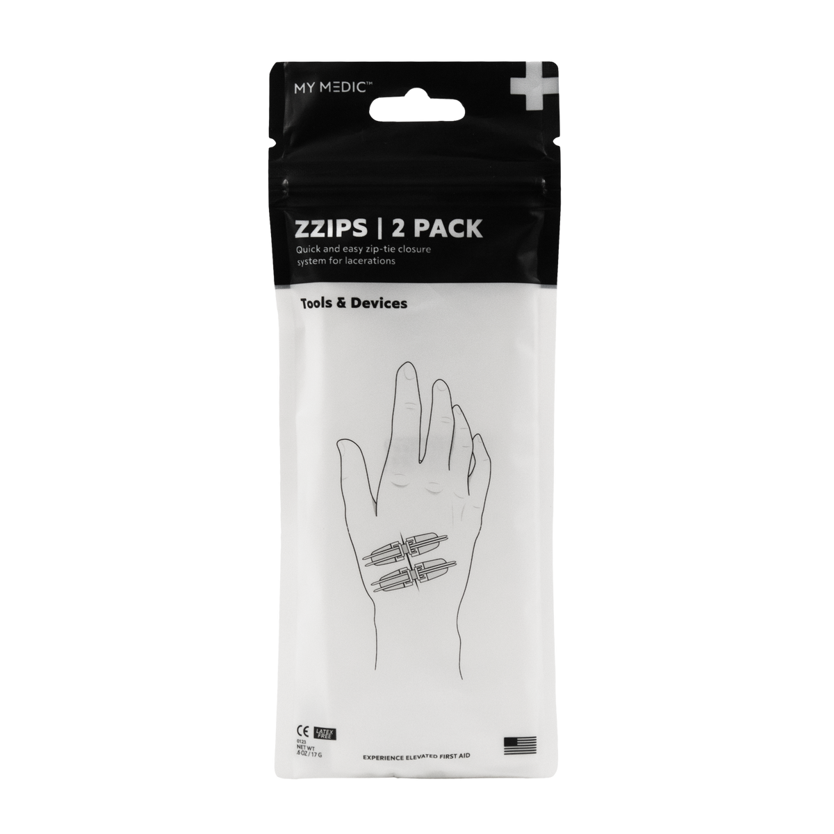 ZZIPS Wound Closure Strips 2 Pack | My Medic