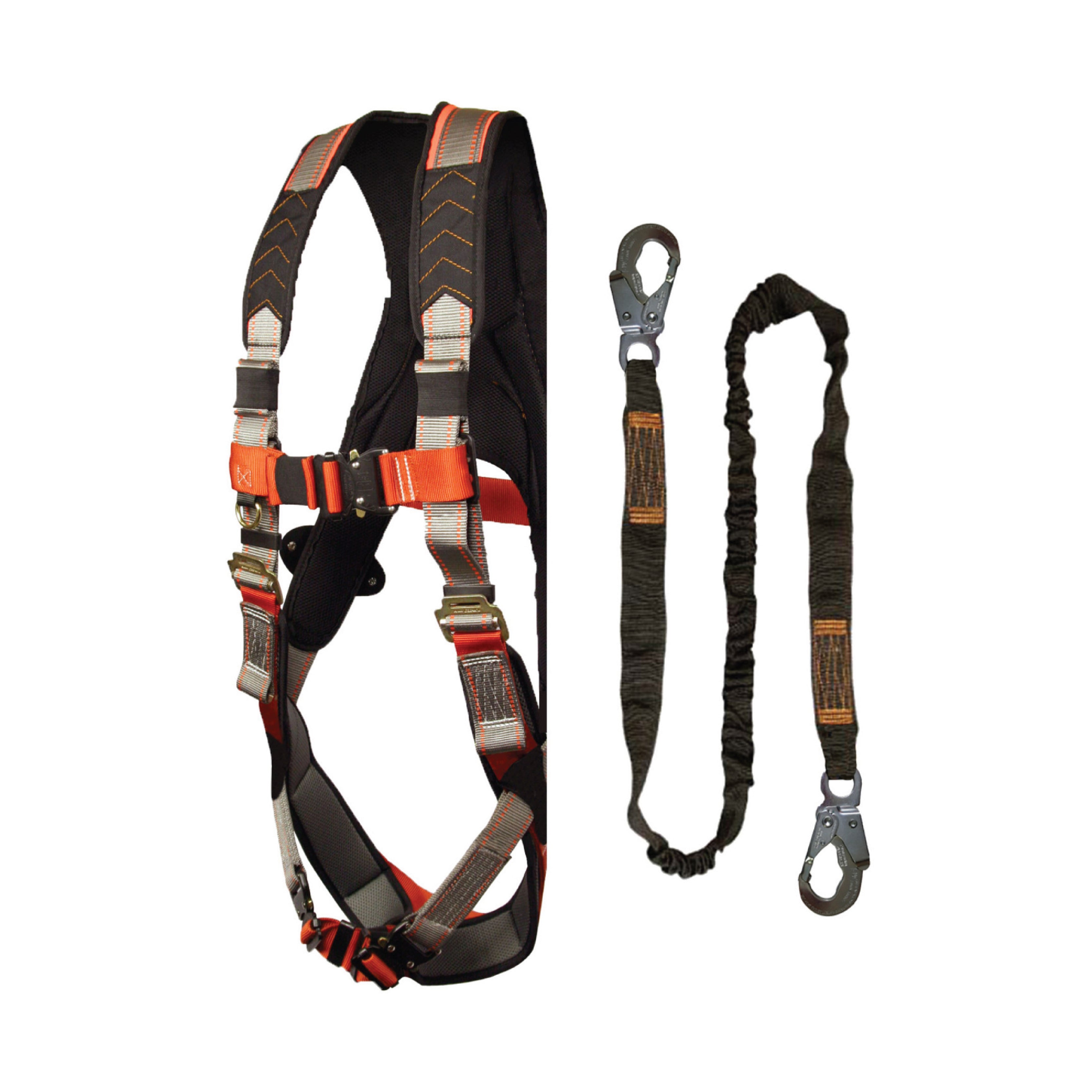 Maximus Fall Safety Harness with Shock Absorbing Lanyard | Madaco