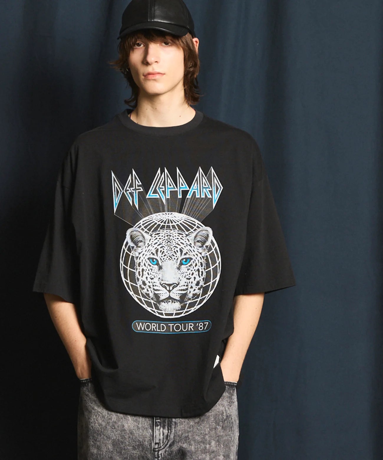 DEF LEPPARD Prime-Over Crew Neck T-Shirt #2 – MA LABEL BY MAISON