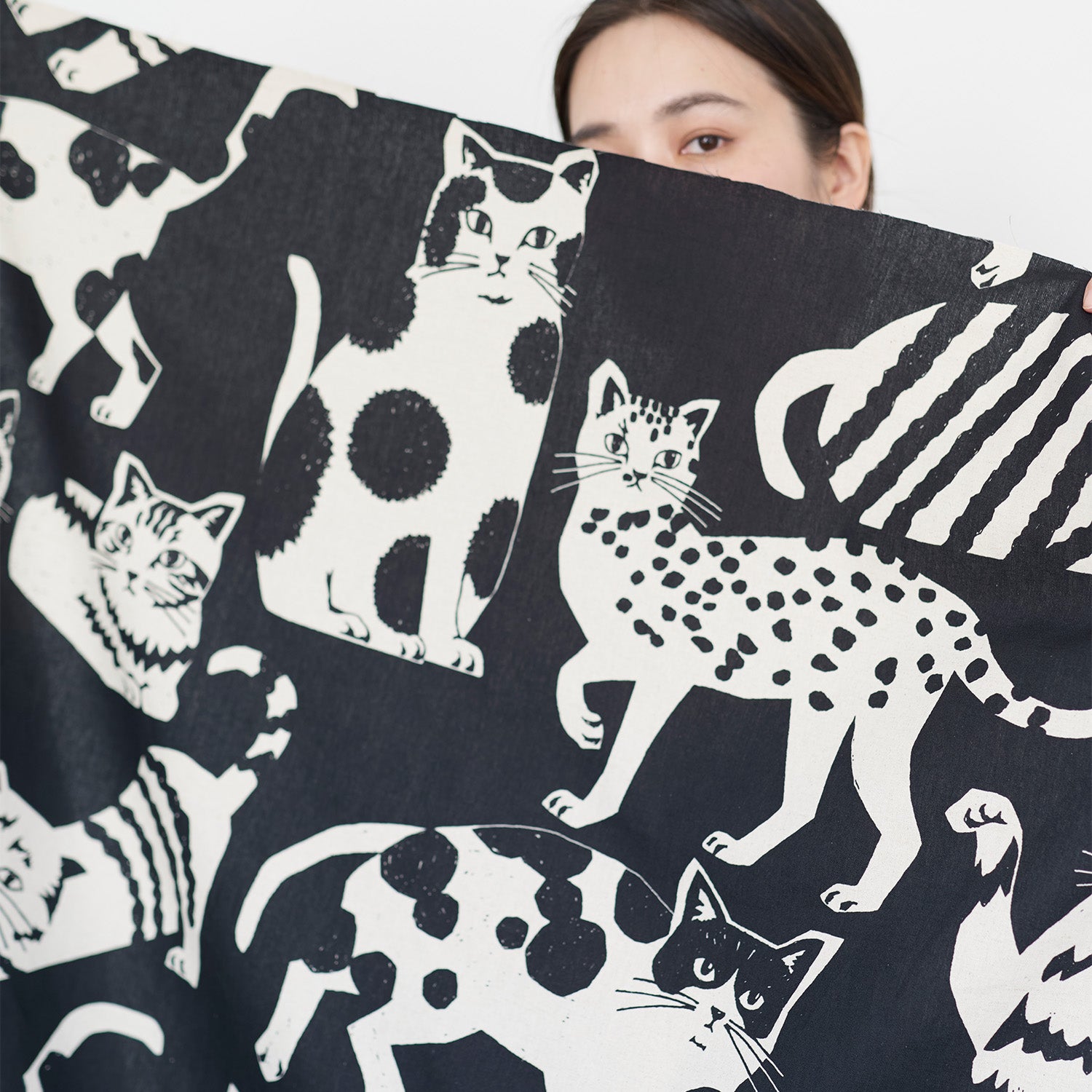 cocca(コッカ) ｜生地通販｜echino/エチノ CATCAT ～ 綿麻キャンバス