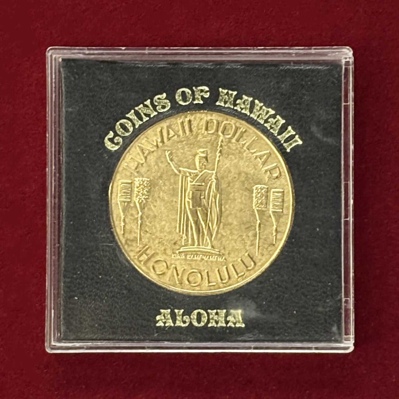 アメリカ・ハワイ】HAWAII DOLLAR 50th STATE COINS OF HAWAII 1973［C