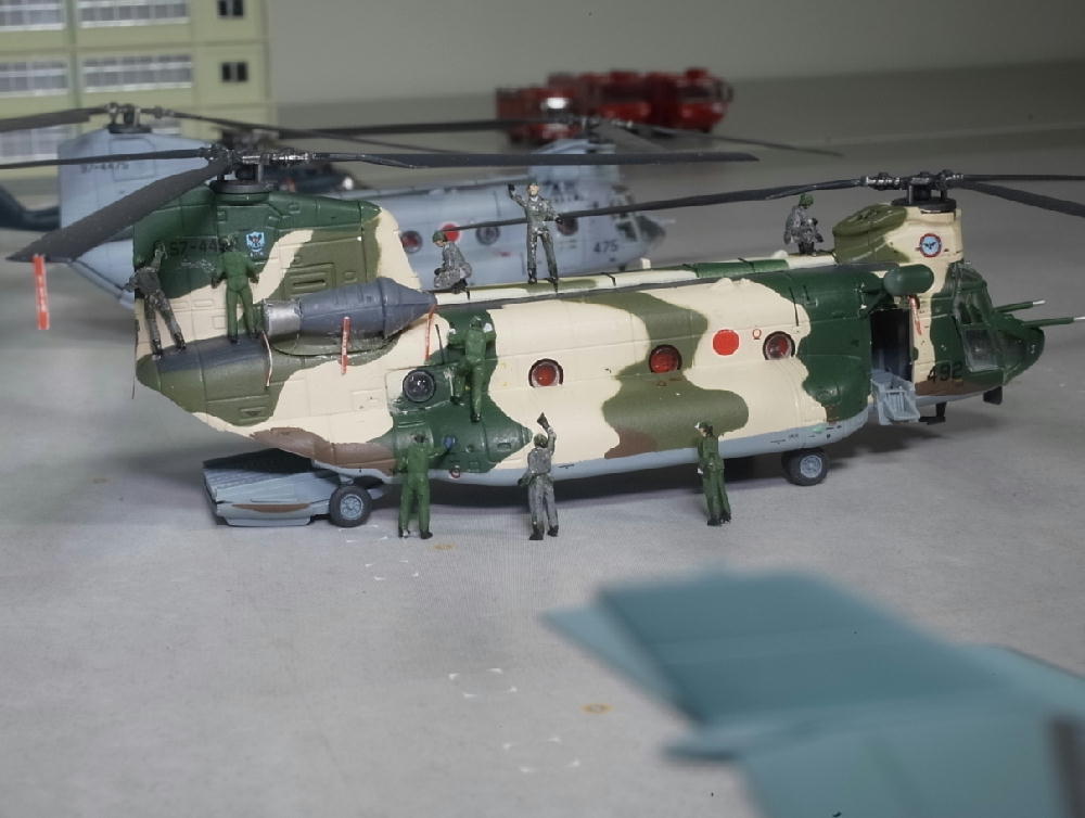 自衛隊基地ジオラマ#36 CH-47J