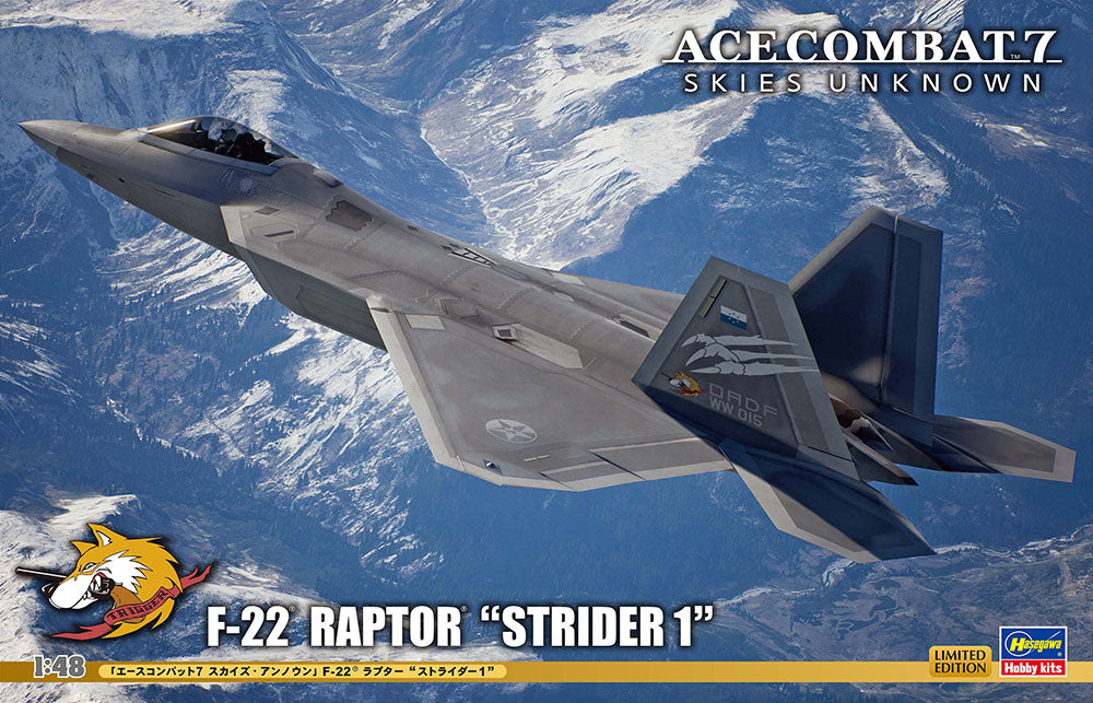 Hasegawa 1/48 [Ace Combat 7 Skies Unknown] F-22 Raptor 