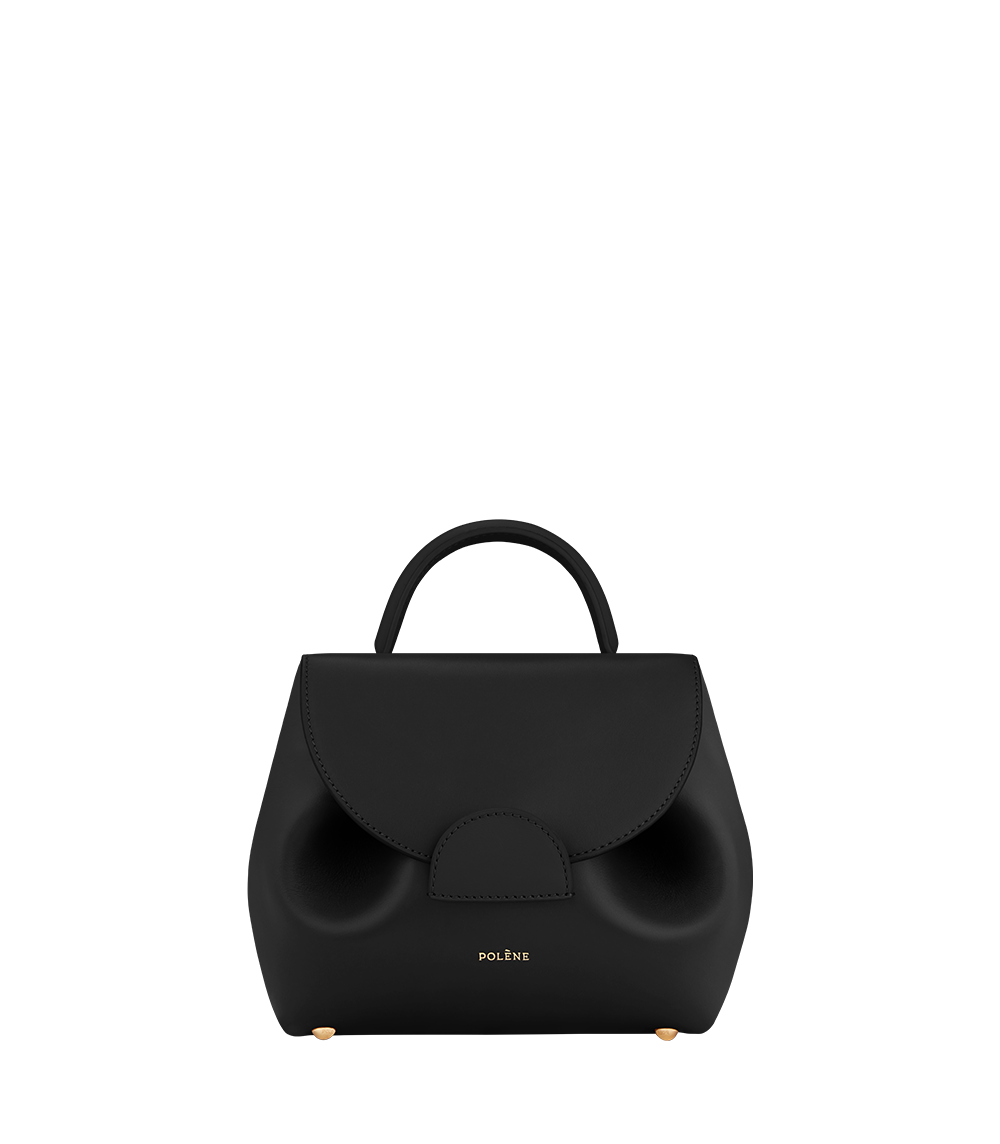 Polène | Bag - Numéro Un Nano - Smooth Black – Polène EU