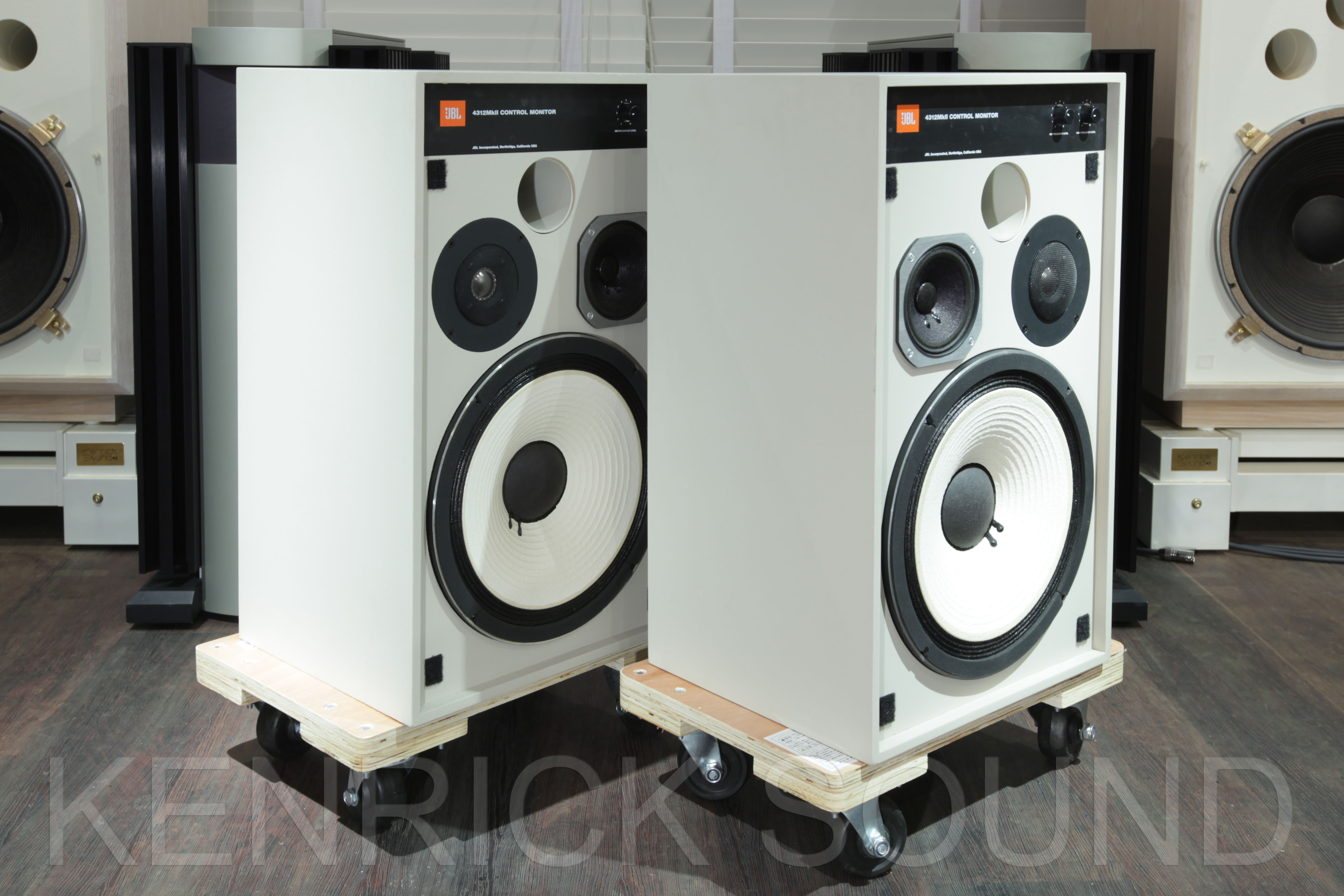 JBL 4312MK2(MKII) GY コンパクトモニタースピーカー美品・ペア