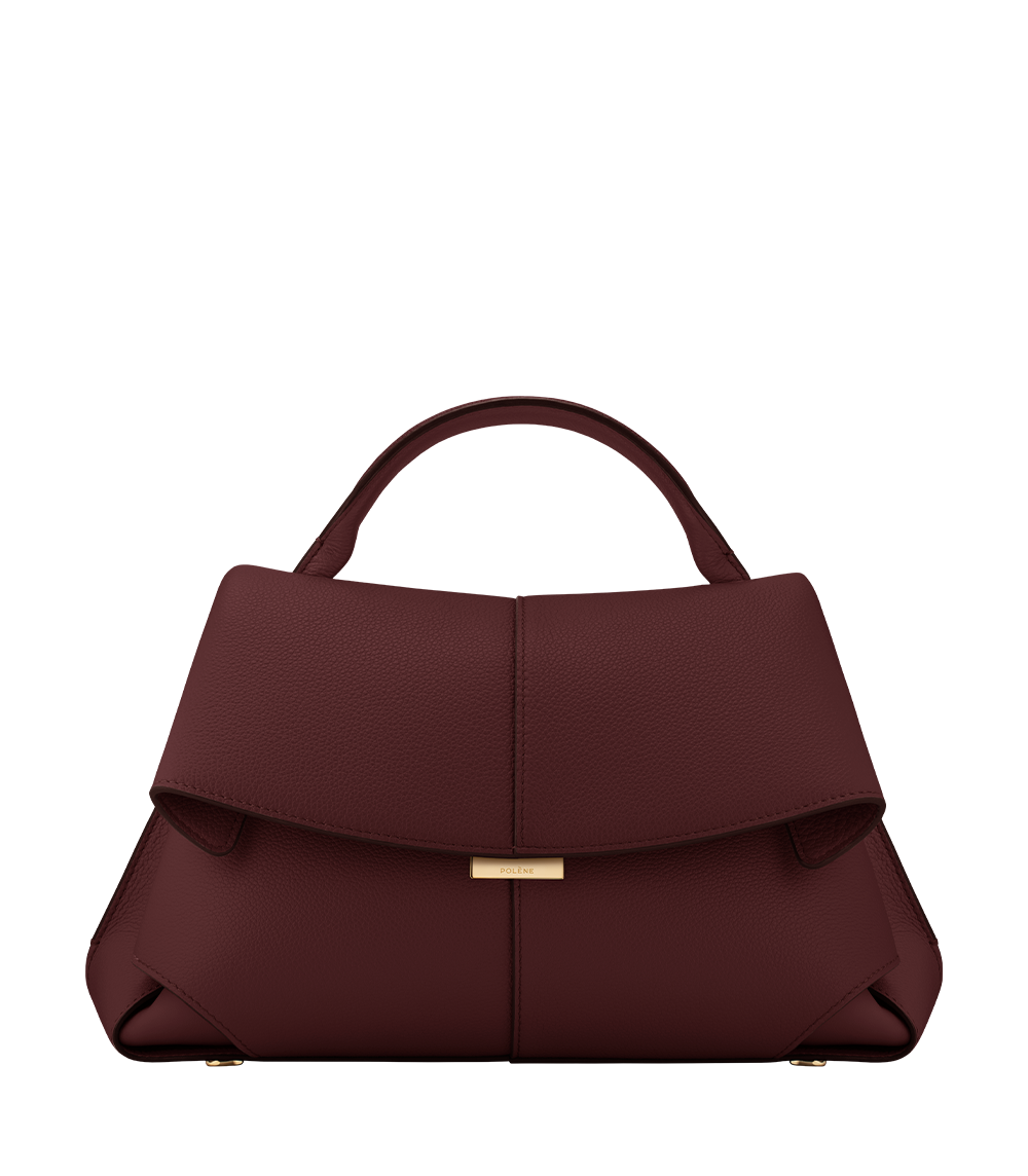 Polène | バッグ - Mokki - ダークチェリー テクスチャード