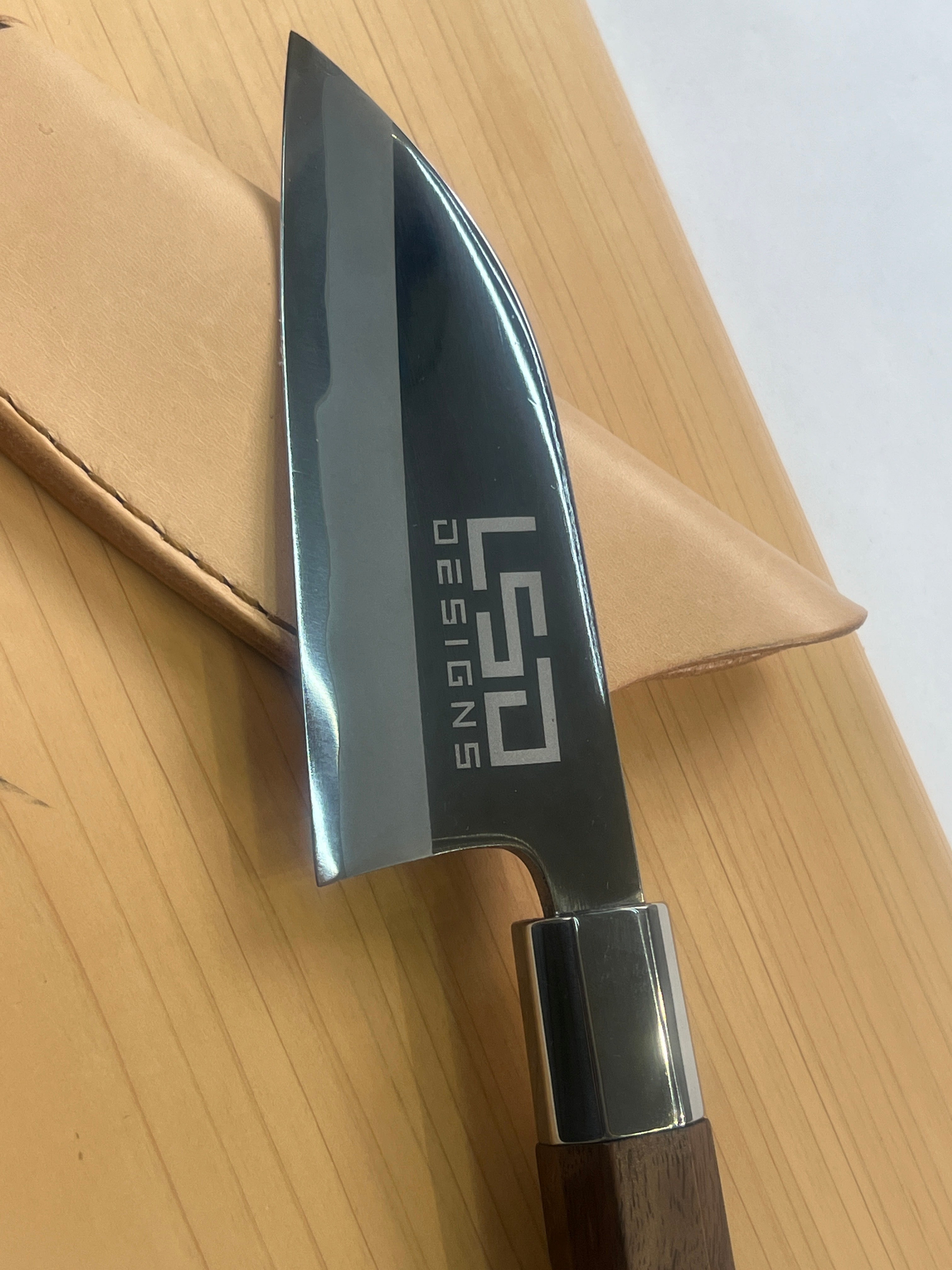 釣師専用包丁/小出刃4寸 銀三ステンレス鋼 鏡面仕上げ