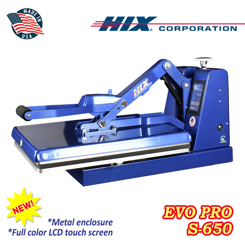 HIX S-650 Auto-Open Clamshell Heat Press 16
