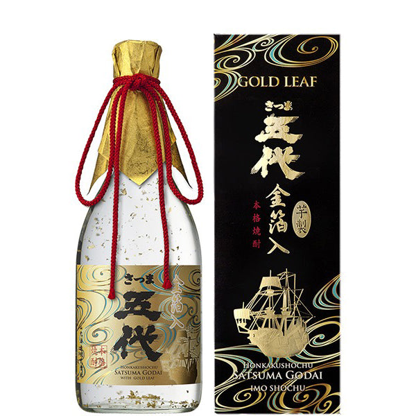 さつま五代 金箔入 箱入 25° 720ml -芋焼酎- – 鹿児島の焼酎専門店