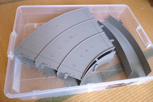 ミニ四駆ジャパンカップジュニアサーキットの収納、ニトリのキャスター