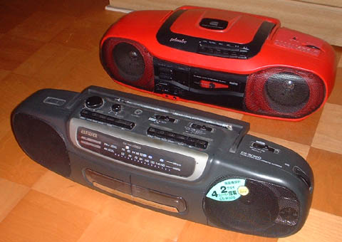 ◇亮月製作所・往年のラジカセ達◇