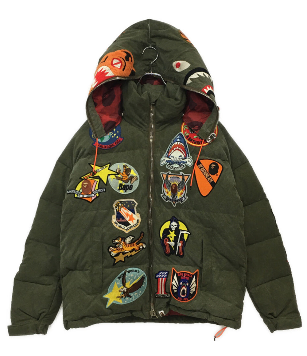 レディメイド ダウンジャケット A BATHING APEコラボ 21AW RM-I01-0000