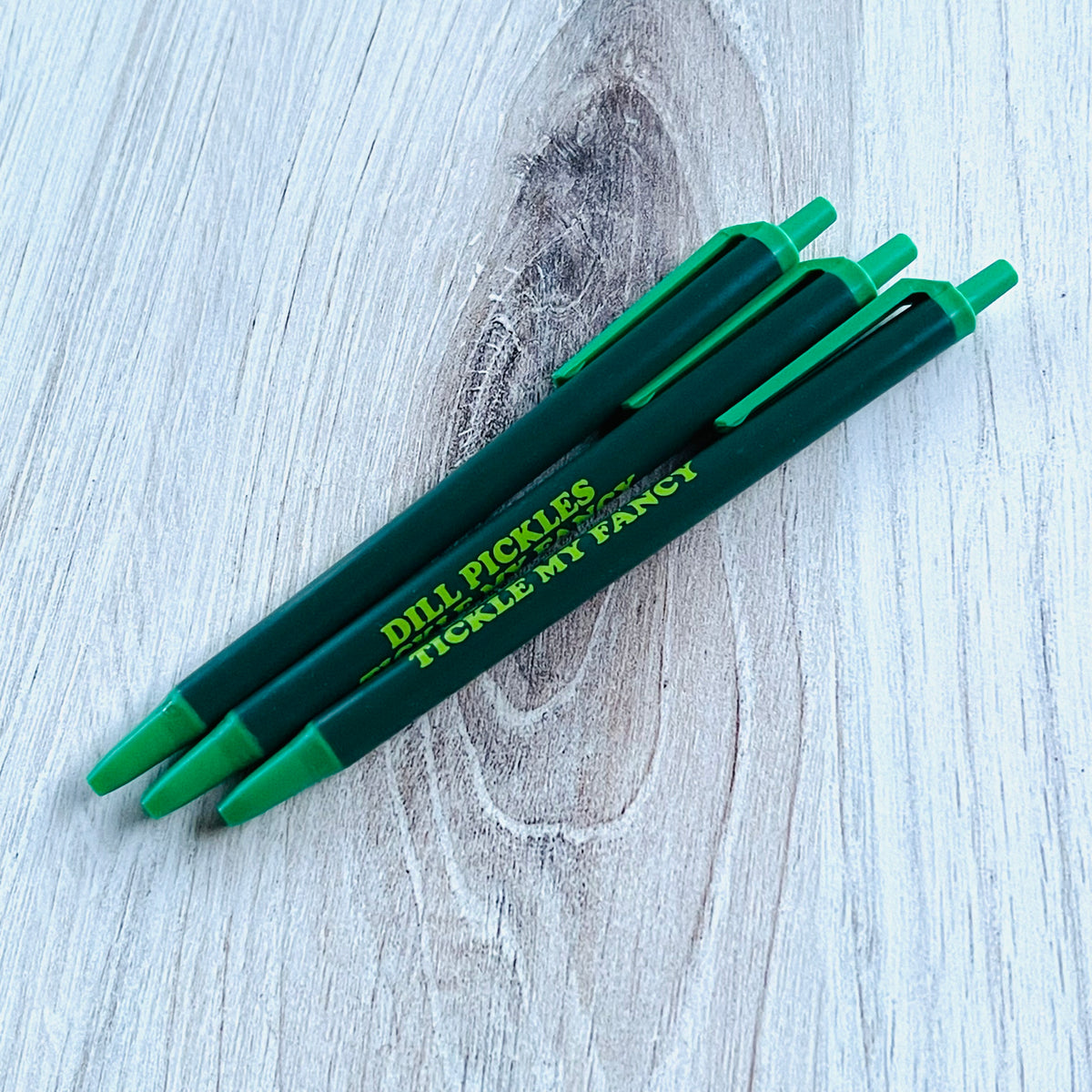 Dill pickles tickle my fancy Bic Clic Stic – The Silver Spider