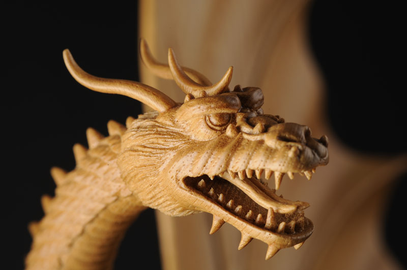 木彫 キングギドラ1964/M-ARTS（エムアーツ）が創る木彫 キングギドラ1964