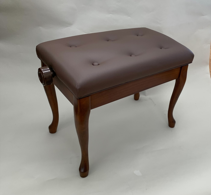 ピアノ椅子 ウォルナット ネコ脚 （半艶）｜ピアノ関連商品｜新品