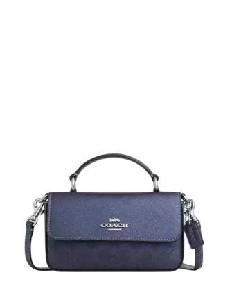 Coach Mini Josie Top Handle Bag In Signature Canvas | Brixton Baker