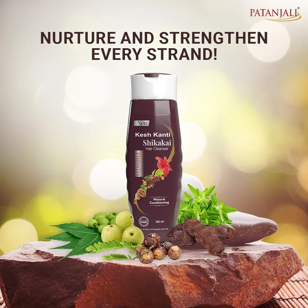 180ml Patanjali Kesh Kanti Shikakai Hair Cleanser at ₹ 120/piece