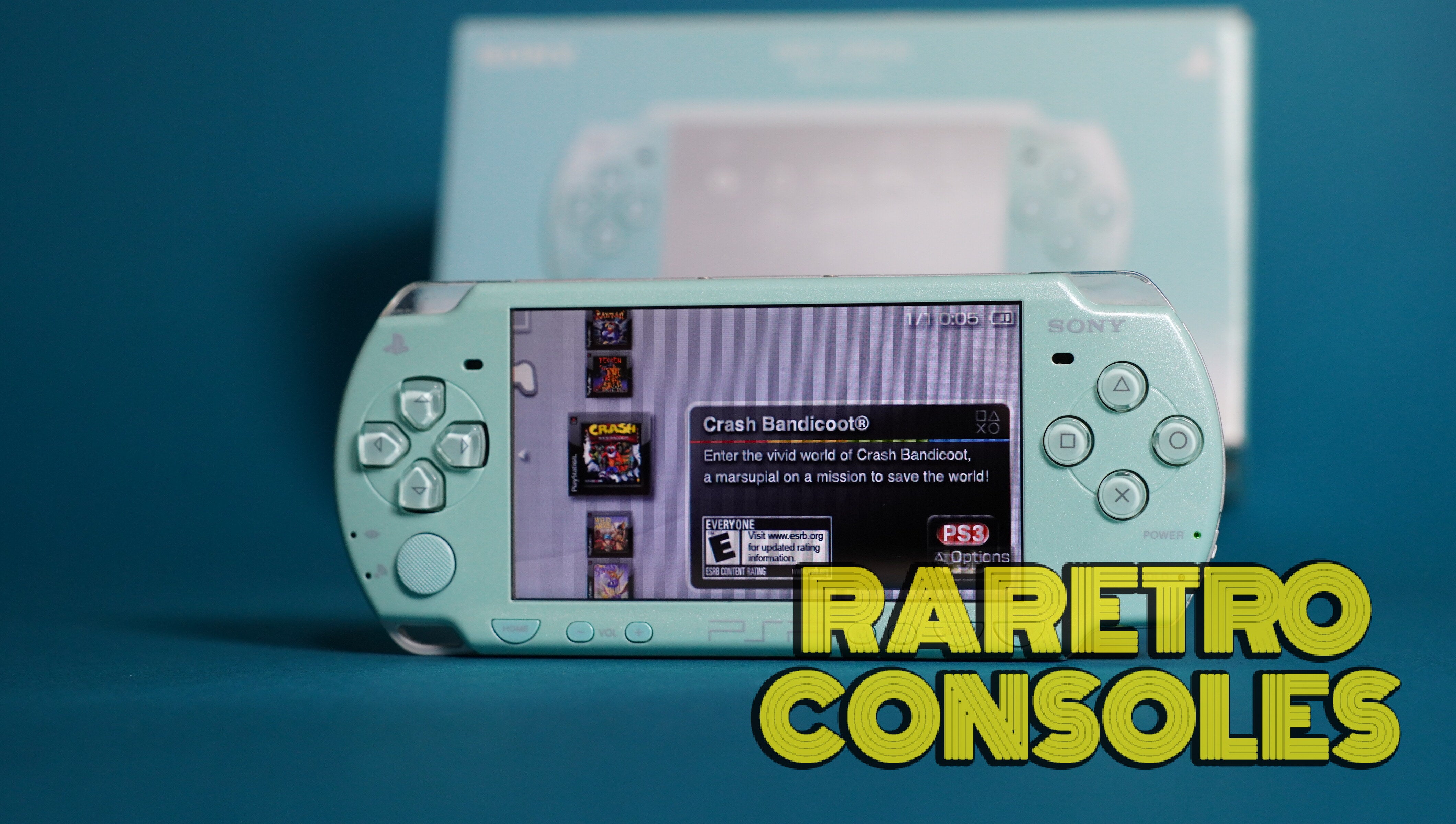 Sony PSP 2000 Launch Edition Mint Green with Box | Raretro Consoles