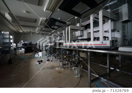 廃墟 シゲタ動物薬品工業 バイオハザード研究所 富山県小矢部市 の写真