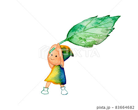 手描き水彩画 ファンタジー 妖精のイラスト素材 [83664682] - PIXTA