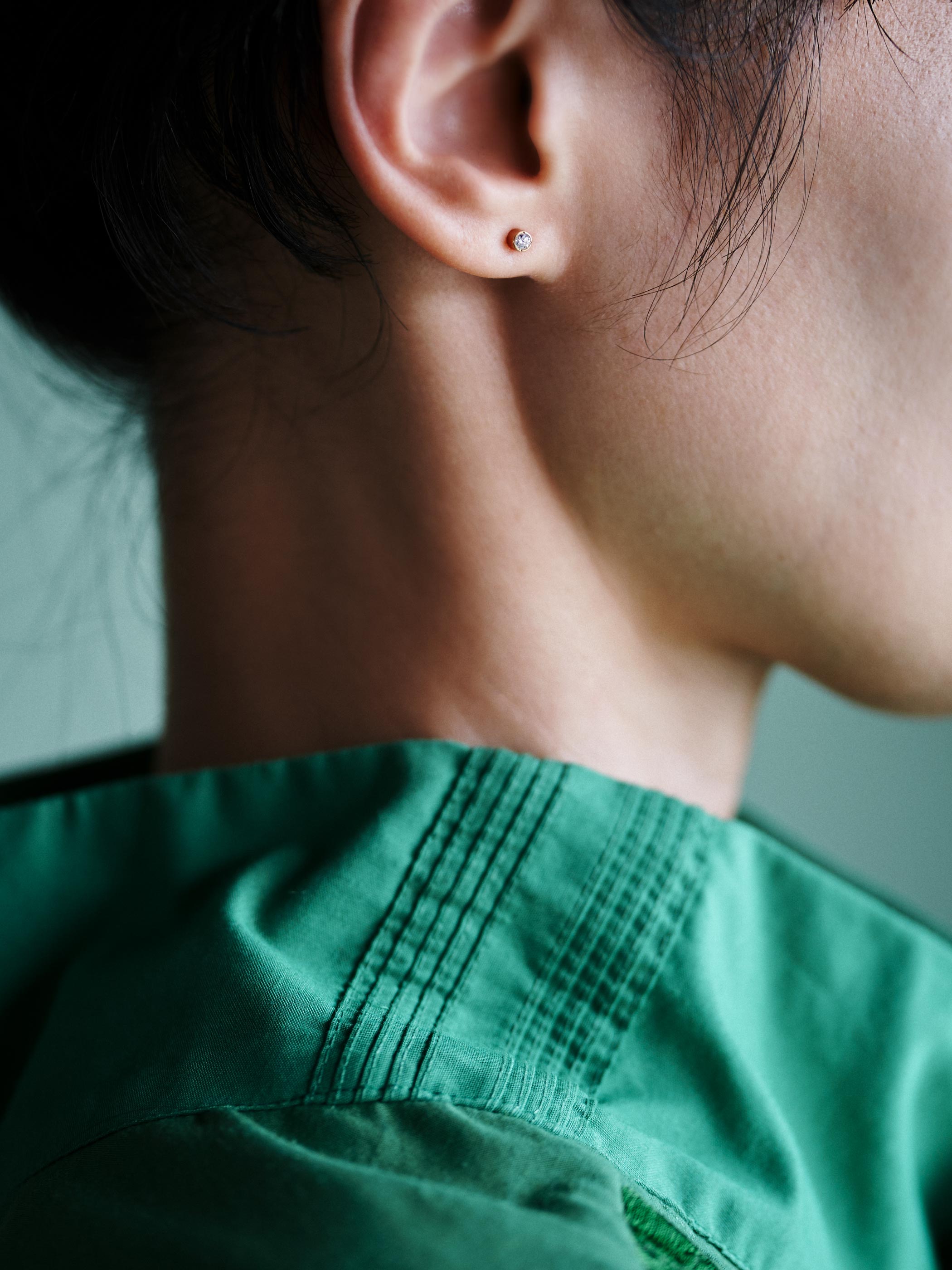 WISH / Pierced Earring / Diamond