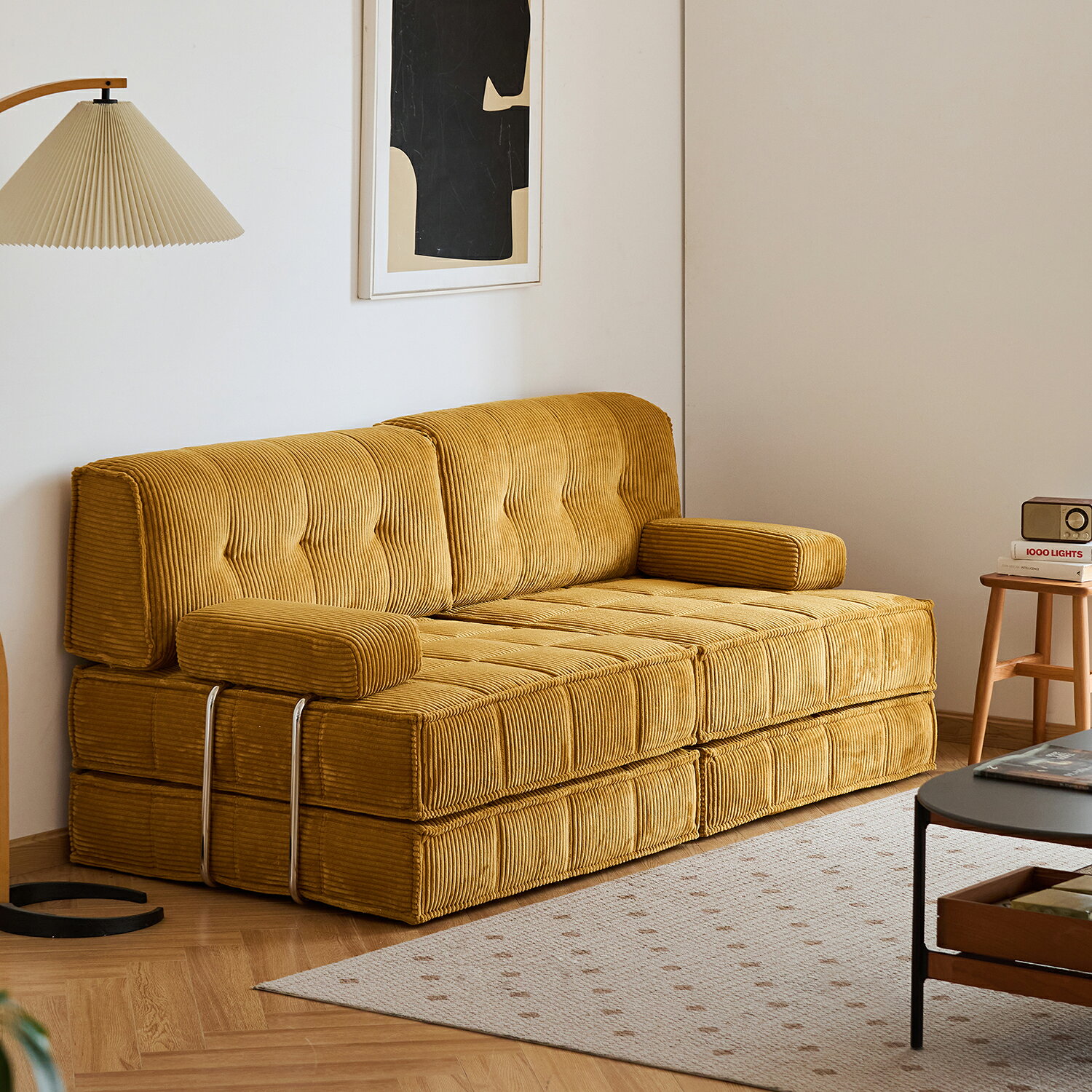 楽天市場】マスタード（サイズ（ソファ）1 ～ 1.5人掛け（～ 99cm