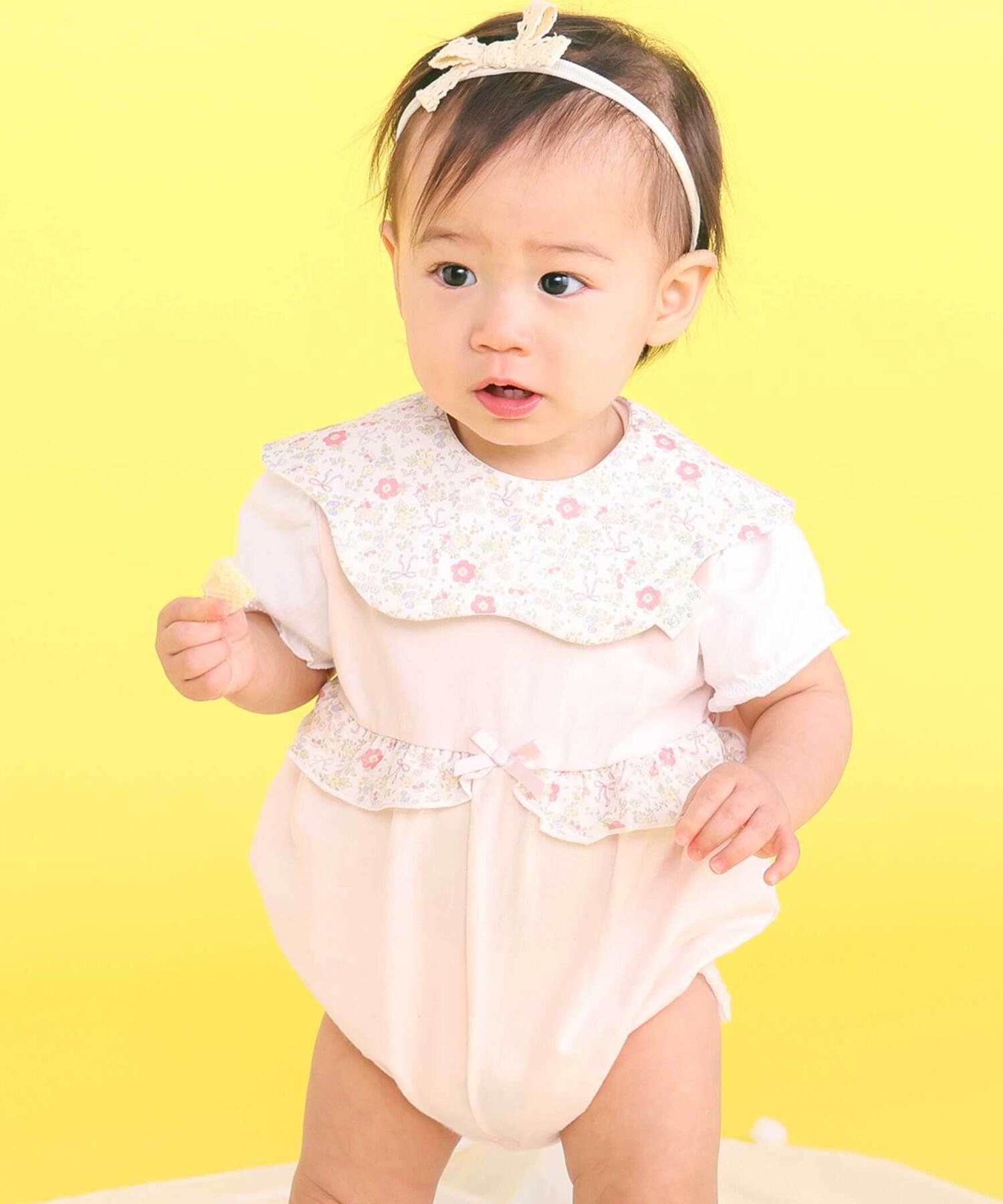 楽天市場】花柄 ロンパース（ブランドベベ）（キッズ・ベビー