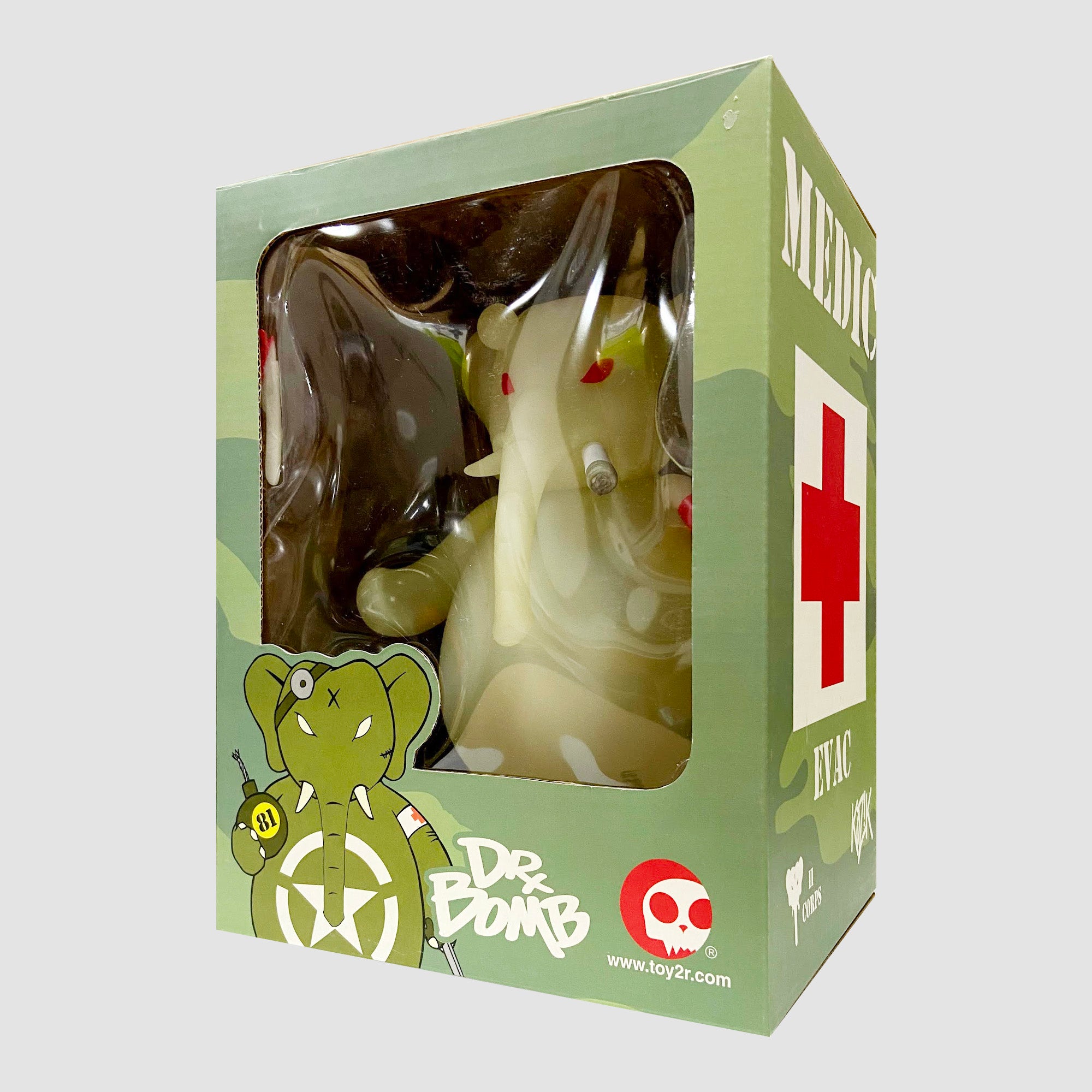 TOY2R: Frank Kozik - Dr. Bomb Medic Evac Glow in the Dark 8