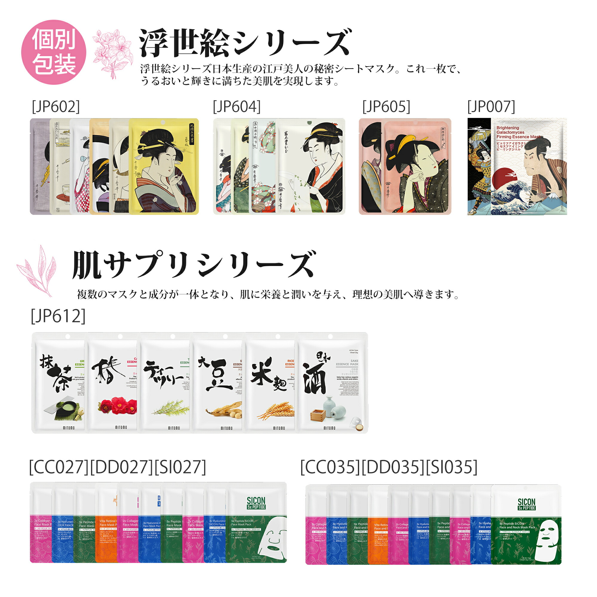 楽天市場】日本製 MITOMO 個別包装 フェイスパック 福袋 200枚 大容量