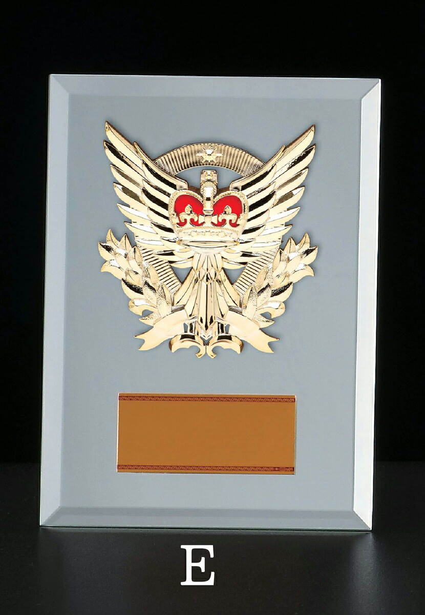 楽天市場】楯（盾）【文字無料】 高さ230mm人気！ミラーガラス製楯