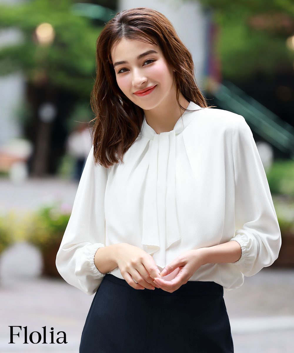 楽天市場】【42％OFF】【メール便送料無料】ブラウス 長袖 オフィス