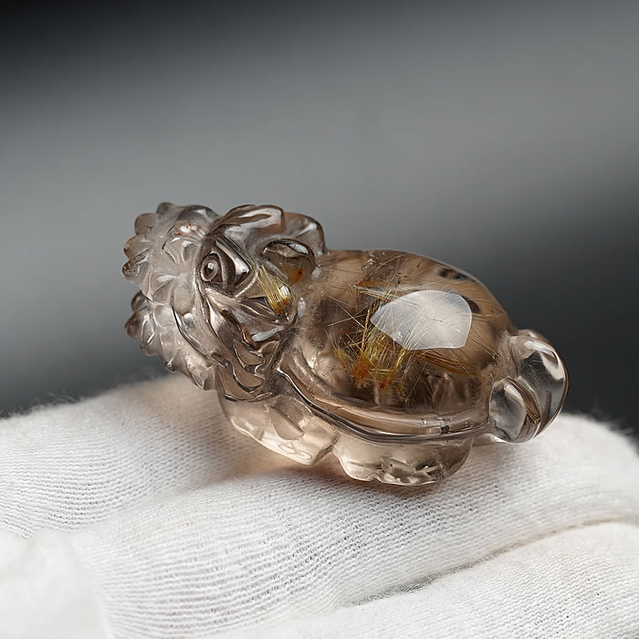 楽天市場】【一点物】【高品質】【風水アイテム】ルチルクォーツ 龍亀