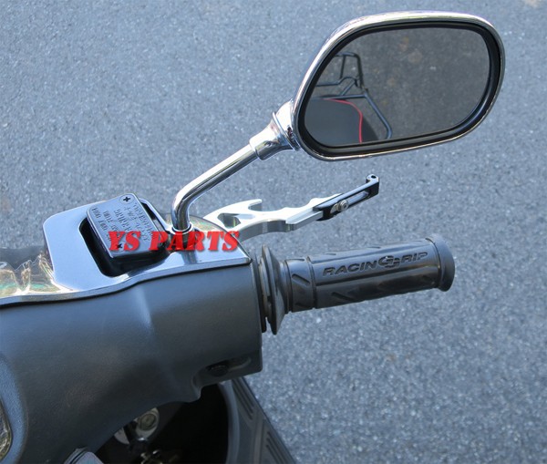 楽天市場】ショートミラーメッキ8mm正ネジ ライブディオZXスーパー