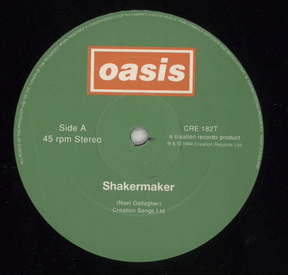 Oasis Shakermaker - EX UK 12
