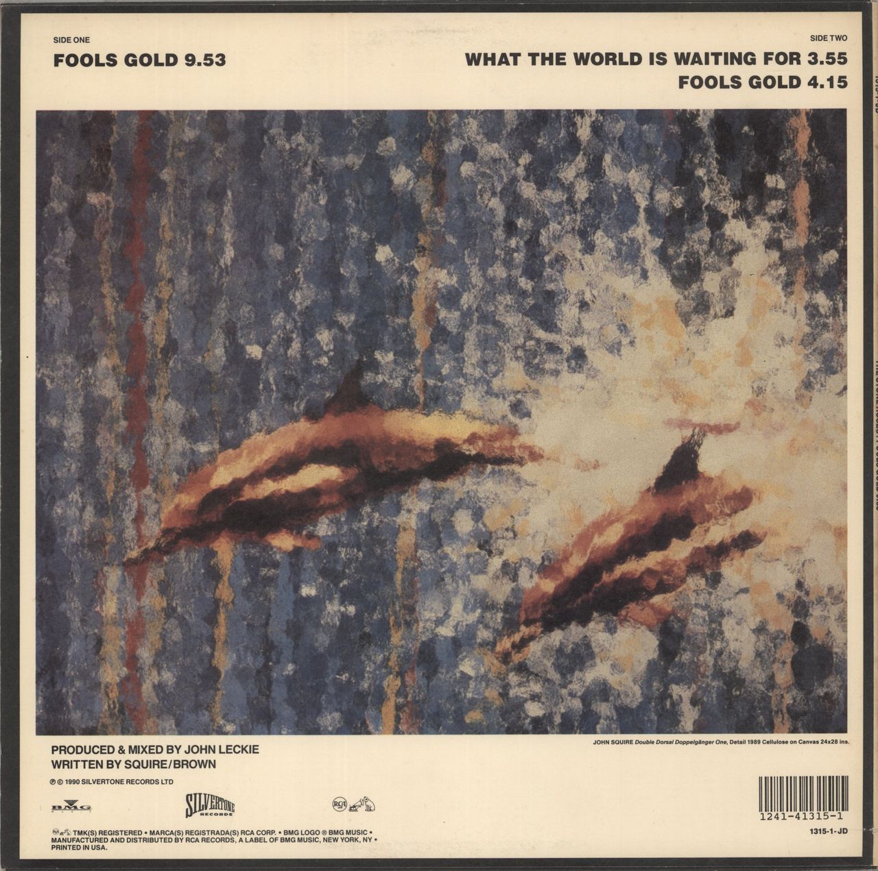 The Stone Roses Fools Gold - Gold Vinyl / EX US 12