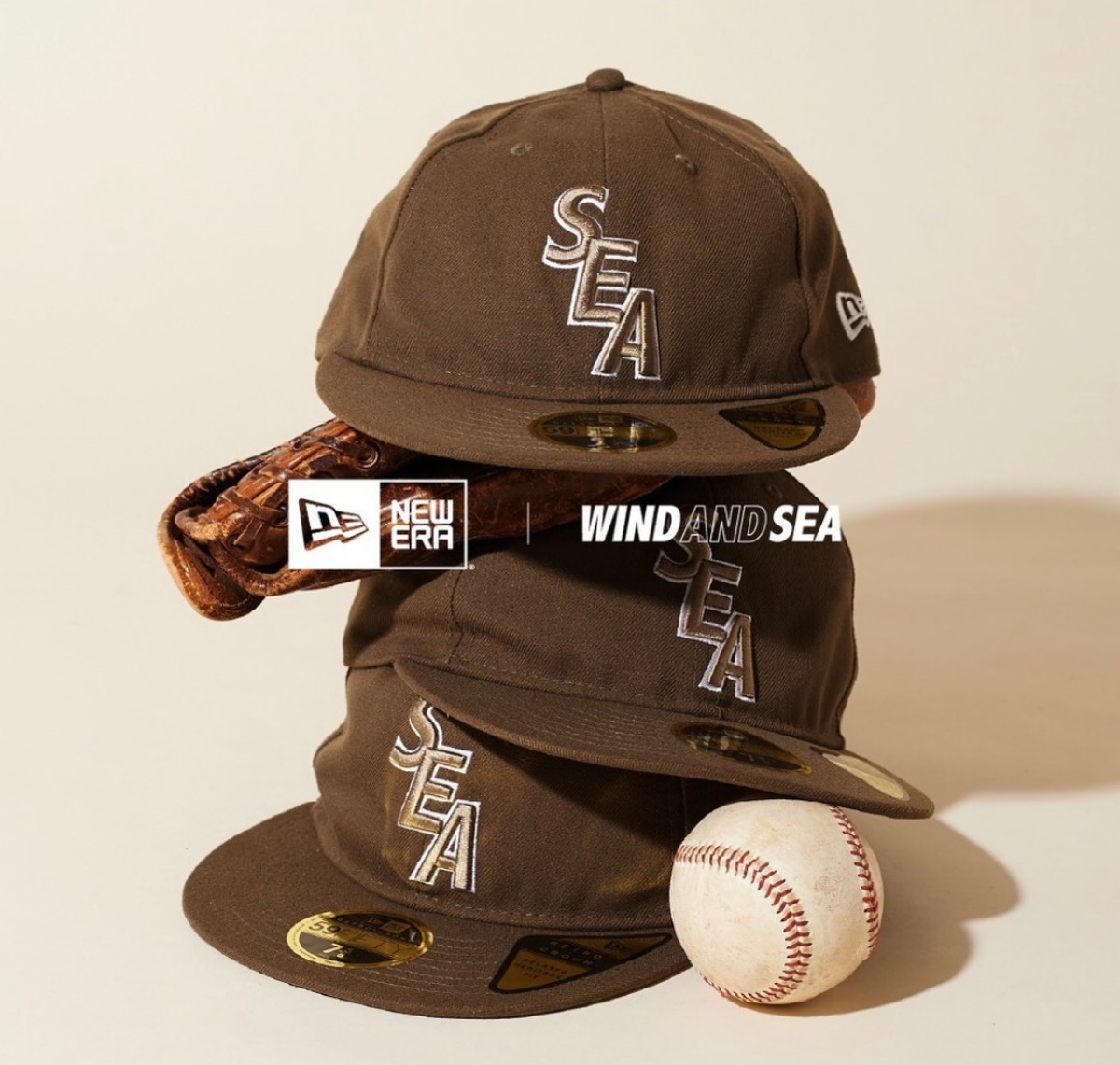 New Era®︎ × WIND AND SEA コラボキャップ〈59FIFTY〉の新作が国内6月
