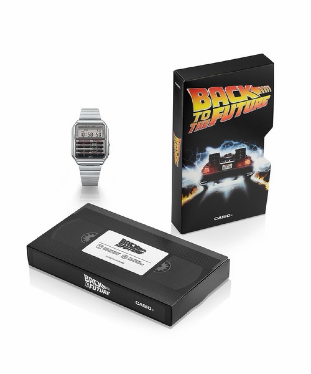 CASIO CLASSIC x BACK TO THE FUTURE 40周年記念コラボウォッチが国内