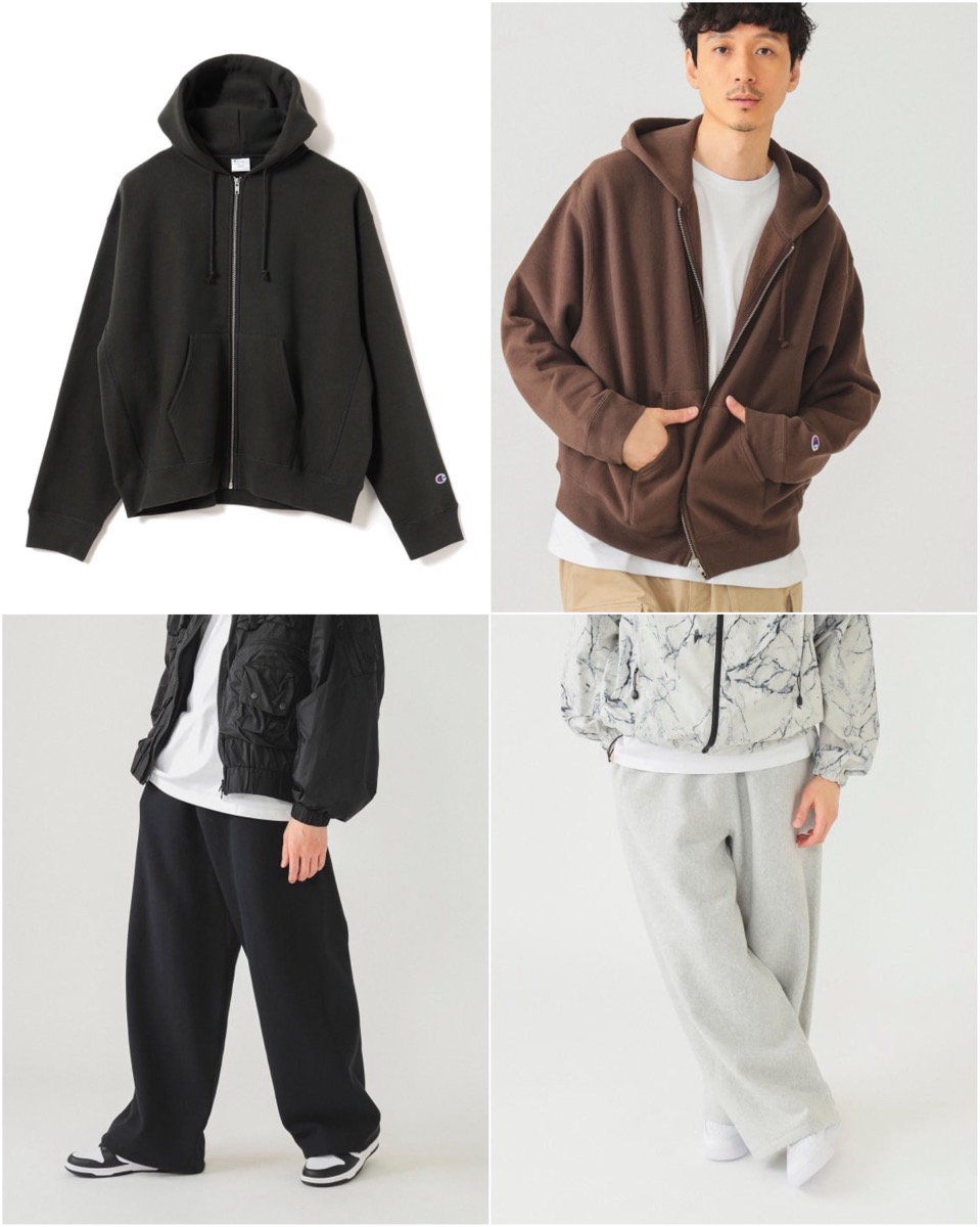 Champion × BEAMS 24FW 別注コレクションのWEB先行予約が受付開始 | UP