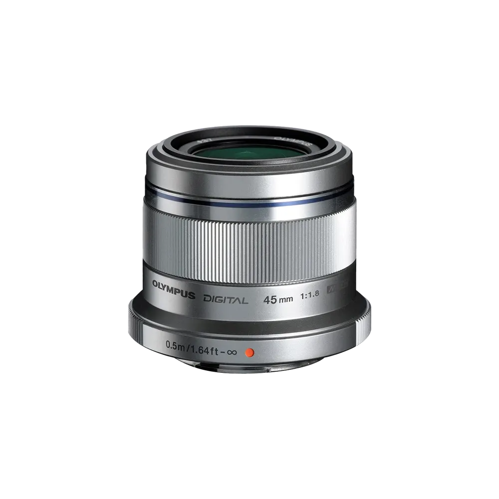 Buy M.Zuiko Digital ED 45mm F1.8 Silver From OM SYSTEM