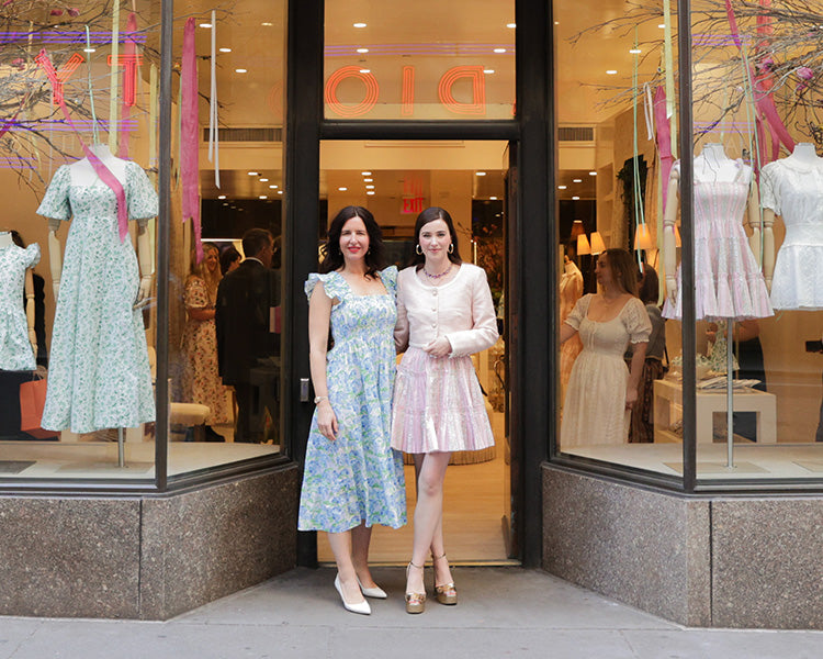 Hill House Home X La Coqueta Lilac Trellis Ellie Nap Dress | La