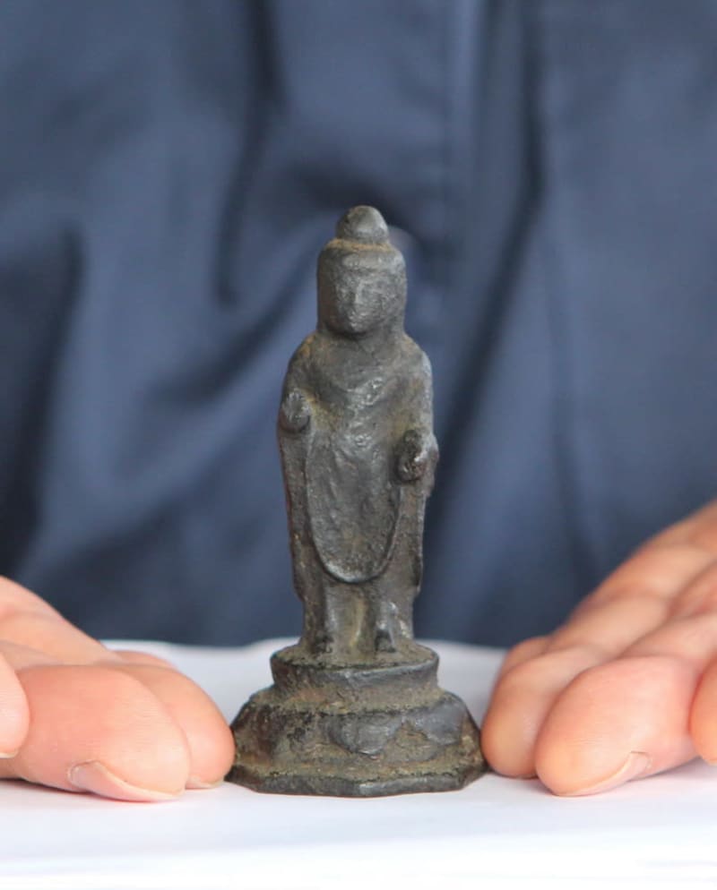 新羅仏を新発見 1000年超前の作か、対馬の市民持ち込み - 長崎新聞