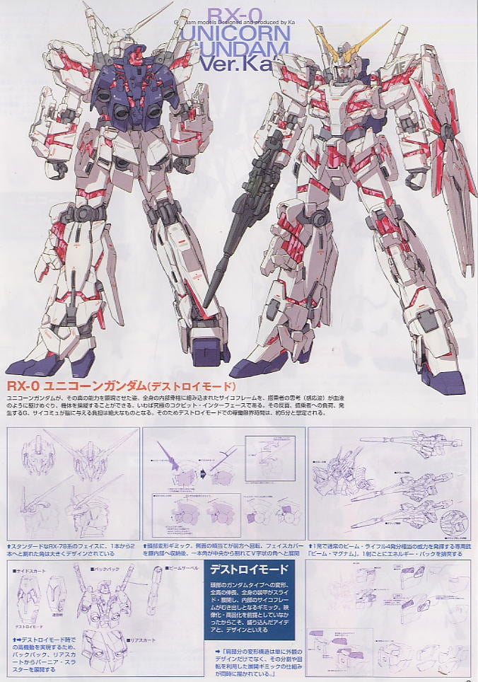 k*9様 RX-0 ユニコーンガンダム Ver.Ka 、HGアンクシャ、クシャト k*9