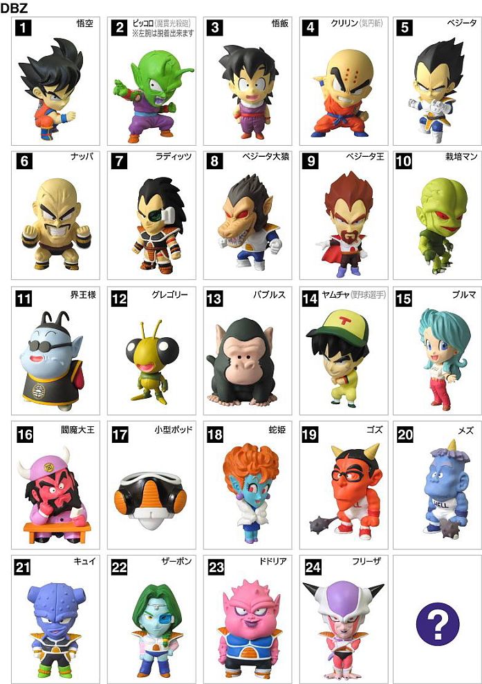 アニメヒーローズ ドラゴンボールZ 其之一 ～史上最強の戦士編～ 20個