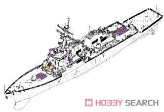 アーレイ・バーク級ミサイル駆逐艦 USS カーティス・ウィルバー DDG-54