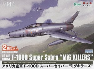 アメリカ空軍 F-100D スーパーセイバー `ミグキラーズ` (2機セット