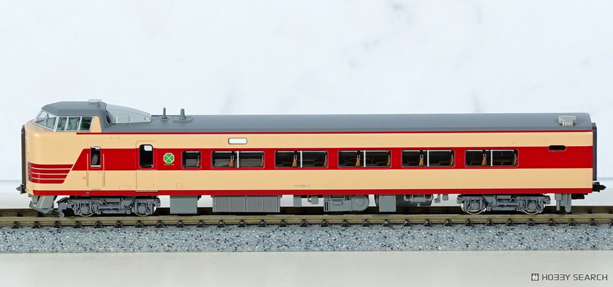 381系「しなの」(JR仕様) 3両増結セット (増結・3両セット) (鉄道模型