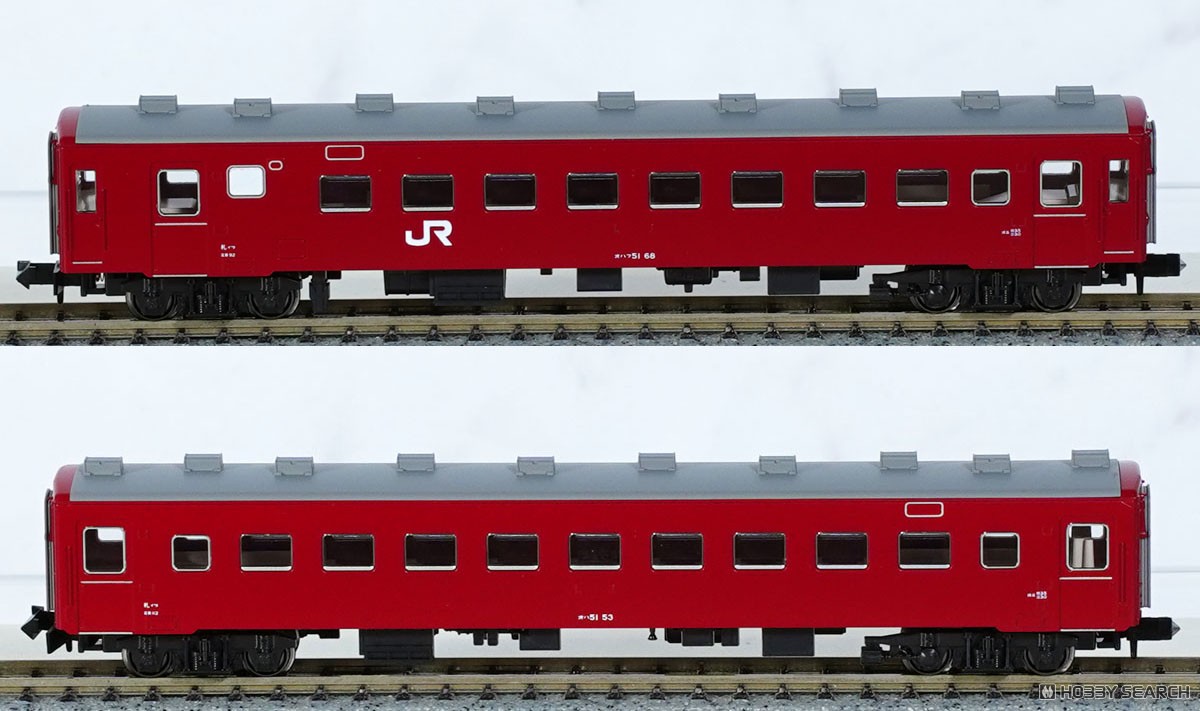 50系51形客車 JR仕様 2両増結セット (増結・2両セット) (鉄道模型