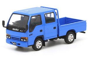 いすゞ エルフ(ELF) ダブルキャブ - ブルー (ミニカー) - ホビーサーチ