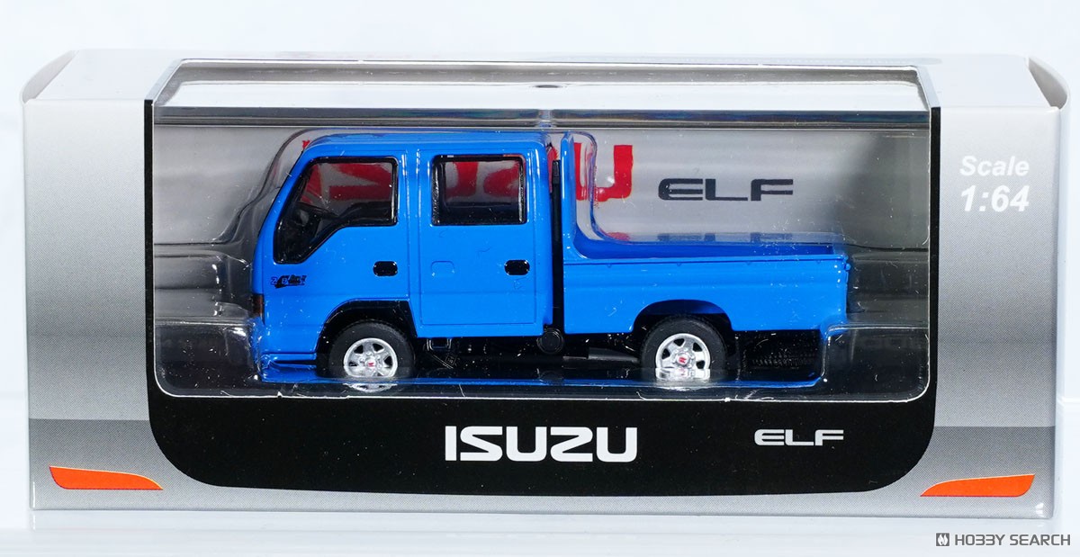 いすゞ エルフ(ELF) ダブルキャブ - ブルー (ミニカー) - ホビーサーチ