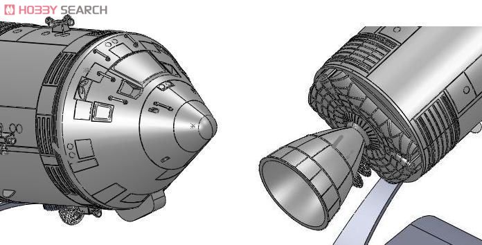 NASA アポロ7号 CSM (司令船/機械船) (完成品宇宙関連) - ホビーサーチ
